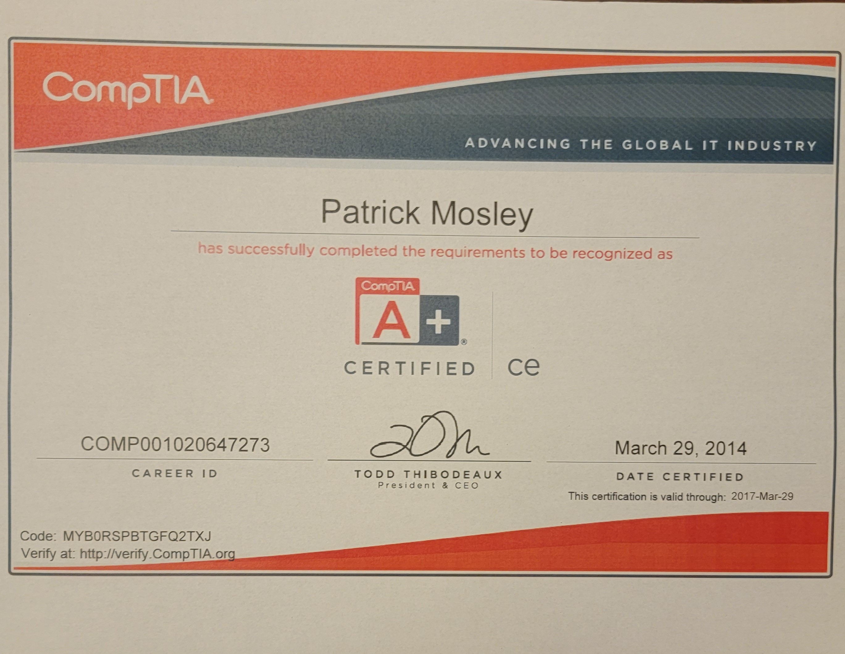 CompTia A+